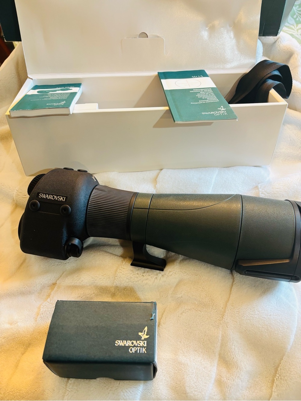 Swarovski Green and Black Spotting Scope